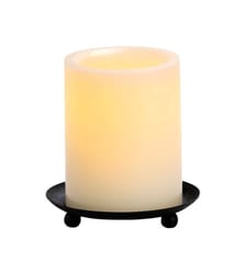 Inglow Butter Cream Vanilla Scent Pillar Candle
