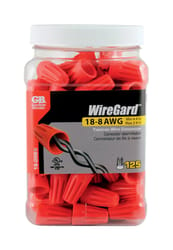 Gardner Bender WireGard 18-10 Ga. Copper Wire Wire Connectors Red 125 pk