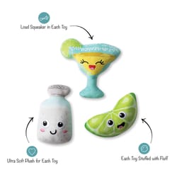 Pet Shop by Fringe Studio Assorted Plush On Margarita Time Dog Toy 1 pk