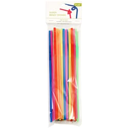 True Assorted Plastic Drinking Straws