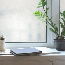 RoomMates Clear Mini Mosaic Privacy Indoor Window Film 17.75 in. W X 6.5 ft. L