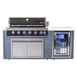 Mont Alpi MA805-AWBSS 6 Burner Natural Gas/Propane Grill Gray