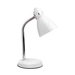 Newhouse Lighting Oxford 13 in. White Desk Lamp