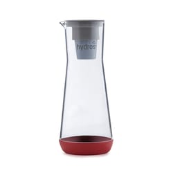 Hydros 5 cups Red Water Filtration Carafe