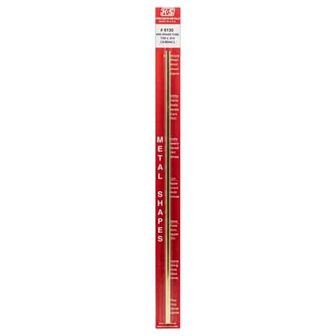 K&S 7/32 in. D X 12 in. L Round Brass Tube 1 pk K&S 7/32 in. D X 12 in. L Round Brass Tube 1 pk