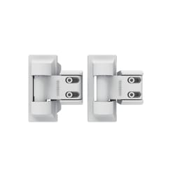 Barrette Outdoor Living 3.125 in. L White Steel Wrap Hinge 2 pk