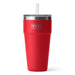 YETI Rambler 26 oz Rescue Red BPA Free Straw Cup