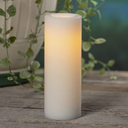 Sterno Home White No Scent Premier Pillar Candle