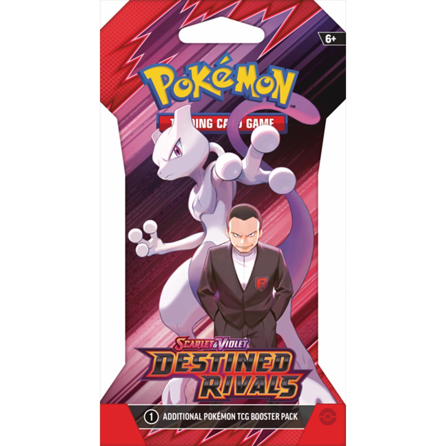 Pokemon Scarlet & Violet-Destined Rivals Sleeved Booster Trading Cards Multicolored