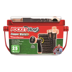 Pocket Hose Copper Bullet 25 ft. L Medium Duty Expandable Garden Hose