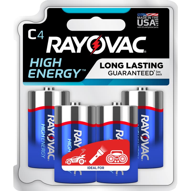 Photos - Household Switch Rayovac High Energy C Alkaline Batteries 4 pk Carded 814-4TK 