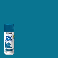 Rust-Oleum Painter's Touch 2X Ultra Cover Satin Lagoon Paint+Primer Spray Paint 12 oz