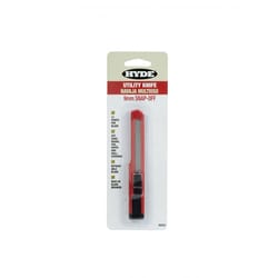 Hyde 8.25 in. Retractable Utility Knife Red 1 pk