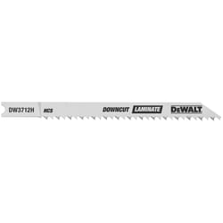 DeWalt 4 in. High Carbon Steel U-Shank Jig Saw Blade 10 TPI 5 pk