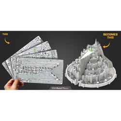 Metal Earth Premium Series Lord of The Rings Minas Tirith 3D Model Kit 204 pc