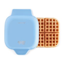 Rise by Dash 1 waffle Blue Plastic Waffle Maker