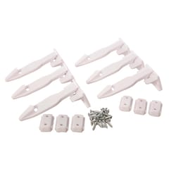 Dreambaby White Plastic Spring Latches 6 pk