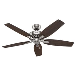 Hunter Newsome 52 in. Brushed Nickel Indoor Ceiling Fan