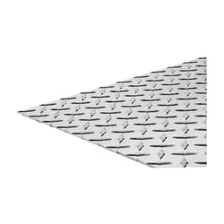 Boltmaster 0.06 in. X 24 in. W X 48 in. L Bright Aluminum Diamond Tread Plate