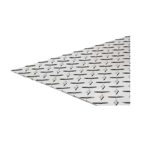 Boltmaster 24 in. W X 24 in. L Bright Aluminum Diamond Tread Plate Boltmaster 24 in. W X 24 in. L Bright Aluminum Diamond Tread Plate
