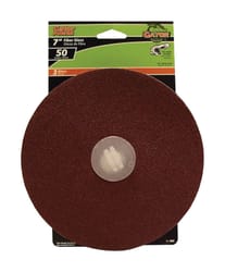 Gator 7 in. Aluminum Oxide Center Mount Fiber Disc 50 Grit Coarse 3 pk