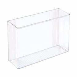 iDesign Linus Handled Cabinet Organizer - Clear - 12 x 3 x 2-1/4 Height - Each