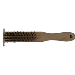 Warner 1.5 in. W X 11 in. L Carbon Steel Wire Brush