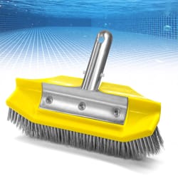 SweepEase Algae-Zilla All SS Bristle. Pool Brush o oz 7 in. H X 2 in. W X 10 in. L