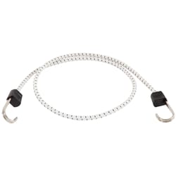 Keeper Black/White Bungee Cord 48 in. L X 0.315 in. 1 pk