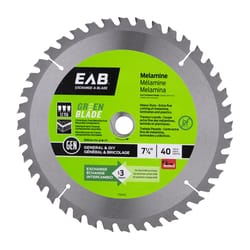Exchange-A-Blade 7-1/4 in. D X 5/8 in. Carbide Finishing Saw Blade 40 teeth 1 pk