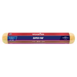Wooster Super/Fab Fabric 18 in. W X 1/2 in. Regular Paint Roller Cover 1 pk