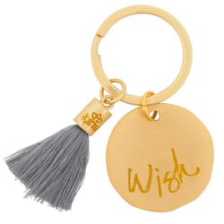 Karma Wish Tassel Keychain Metal 1 pk