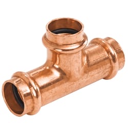 NIBCO 1-1/4 in. Press X 1-1/4 in. D Press Wrought Copper Tee 1 pk