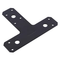 Hampton 11/16 in. H X 5 in. W X 6 in. L Black Steel T-Plate