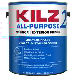 KILZ  White  Water-Based  Primer and Sealer  1 gal. 