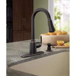 Moen Bayhill One Handle Bronze Pull-Down Kitchen Faucet
