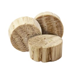 Richelieu Flat Oak Head Plug 5/16 in. D X .32 in. L 25 pk Natural