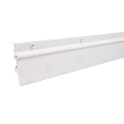 M-D BUILDING PRODUCTS White Aluminum Sweep For Doors 36 in. L X 2.5 in.