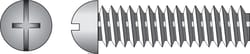 HILLMAN No. 10-24 X 3/4 in. L Combination Round Head Zinc-Plated Steel Machine Screws 100 pk