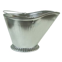 Imperial Silver Galvanized Steel Coal Hod