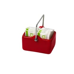Spectrum Pantry Works 3.5 in. L X 3.8 in. W X 2.5 in. H Red Packet Basket