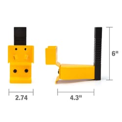 DeWalt 5.5 in. W X 6.25 in. H Cord Minder Bracket Set Steel Black/Yellow