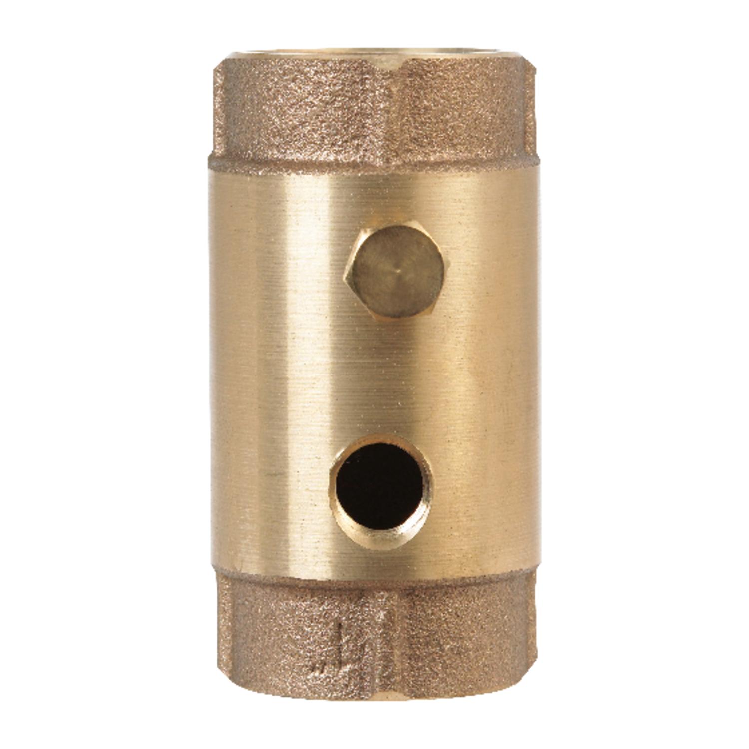 Photos - Other sanitary accessories Campbell 1 in. D X 1 in. D Red Brass Spring Loaded Check Valve CVB-4TLF