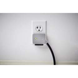 Charg 10 ft. L 7 outlets Power Strip with USB Ports White 1000 J