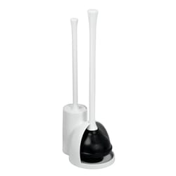 Mainstays Basic Plastic Toilet Bowl Brush Holder Arctic White