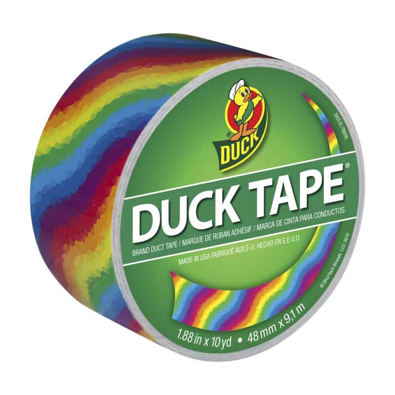 Duck 1.88 in. W X 10 yd L Multicolored Rainbow Duct Tape Ace Hardware