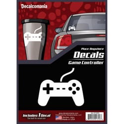 Decalcomania Game Controller Car Sticker Vinyl 1 pk