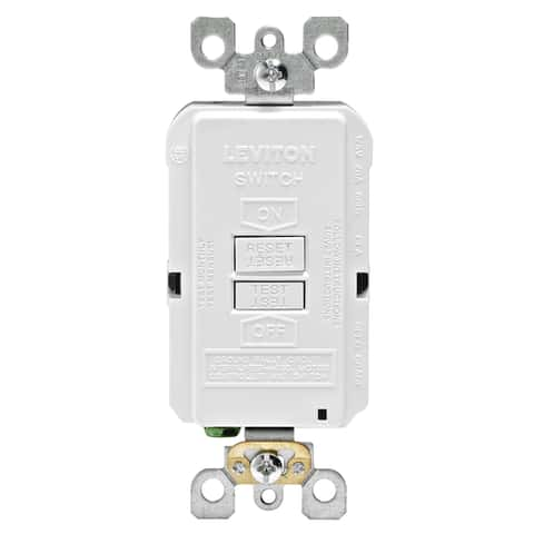 Leviton SmartlockPro 20 amps 125 V Duplex White GFCI Outlet 5-20R 1 pk -  Ace Hardware