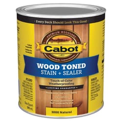 Cabot Wood Toned Transparent Natural Oil-Based Deck and Siding Stain 1 qt