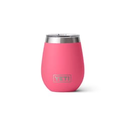 YETI Rambler 10 oz Tropical Pink BPA Free Wine Tumbler with MagSlider Lid